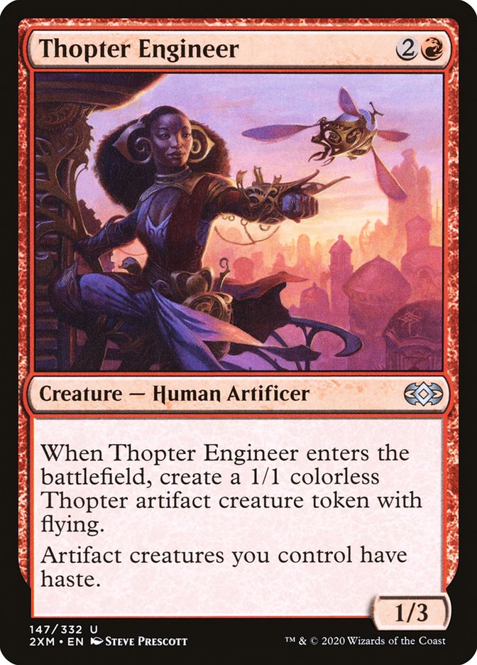 MTG Card Title: Thopter Engineer 2XM/147