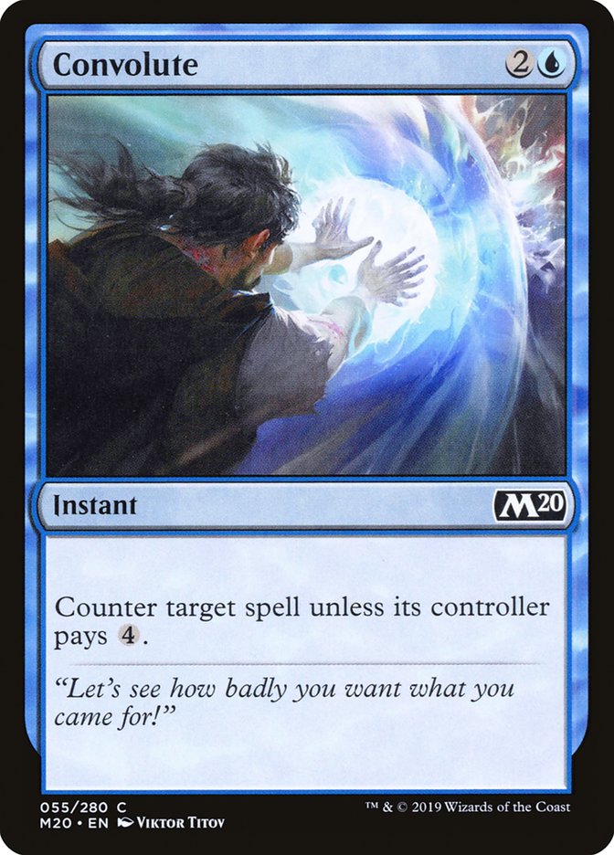 MTG Card Title: Convolute M20/55