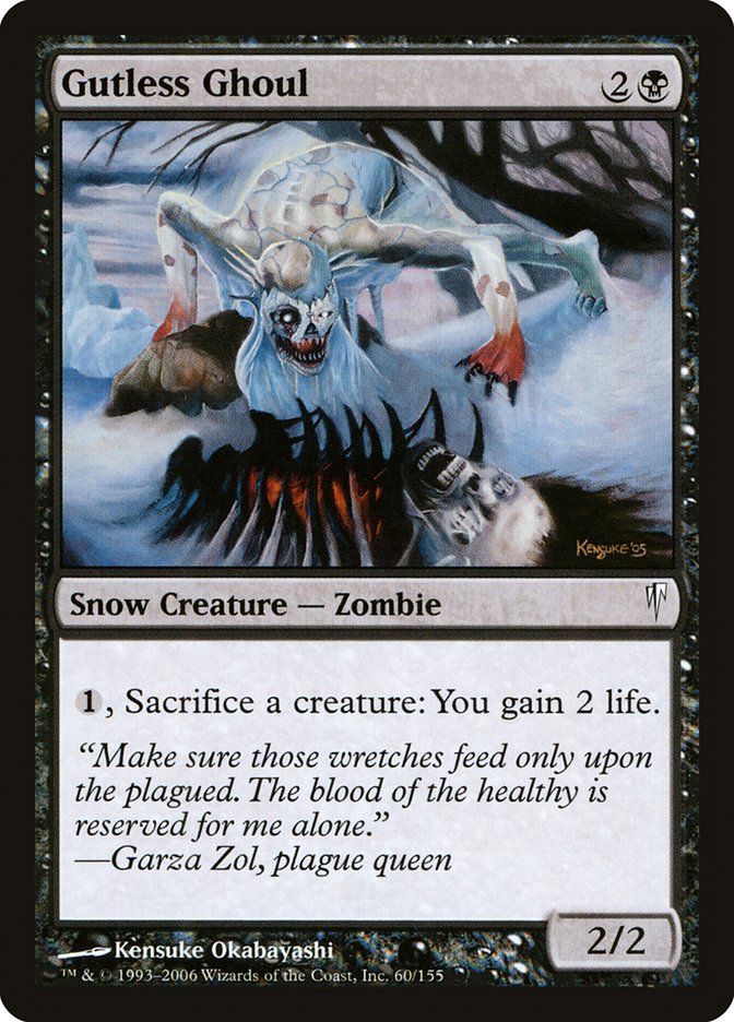 MTG Card Title: Gutless Ghoul CSP/60