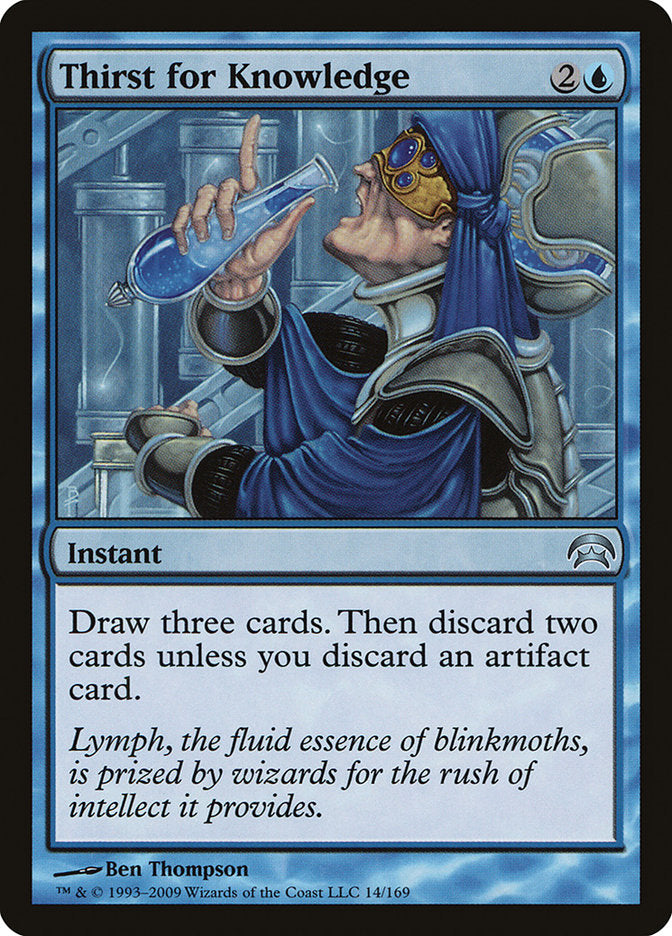 MTG Card Title: Thirst for Knowledge HOP/14
