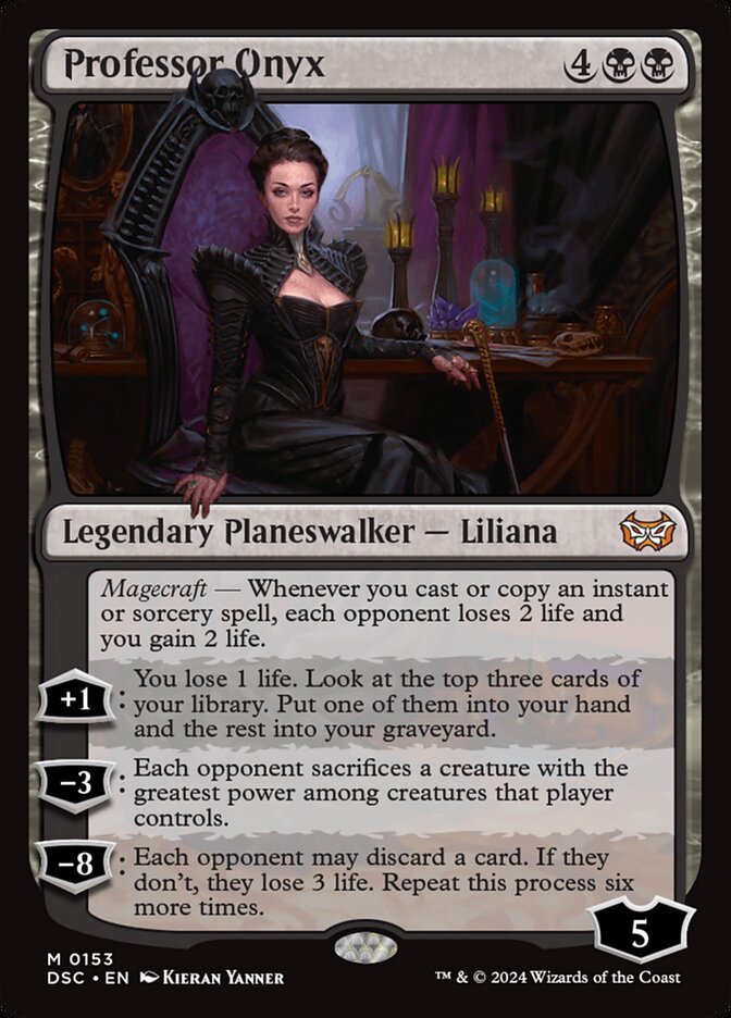 MTG Card Title: Professor Onyx DSC/153