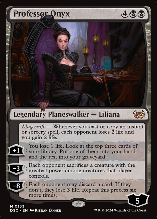 MTG Card Title: Professor Onyx DSC/153
