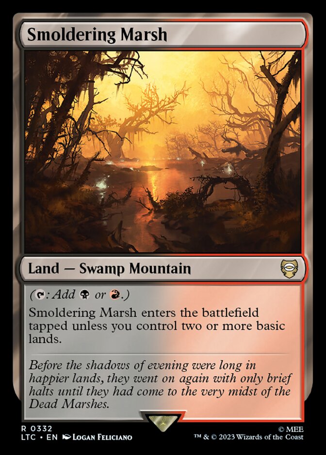 MTG Card Title: Smoldering Marsh LTC/332