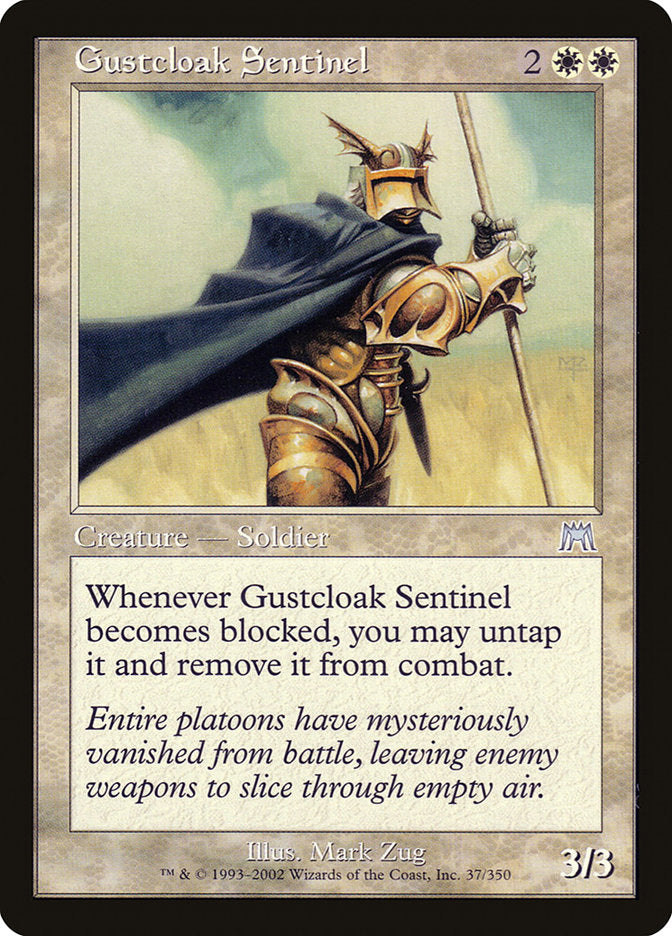 MTG Card Title: Gustcloak Sentinel ONS/37