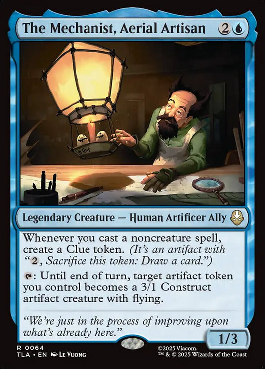 MTG Card Title: The Mechanist, Aerial Artisan TLA/64