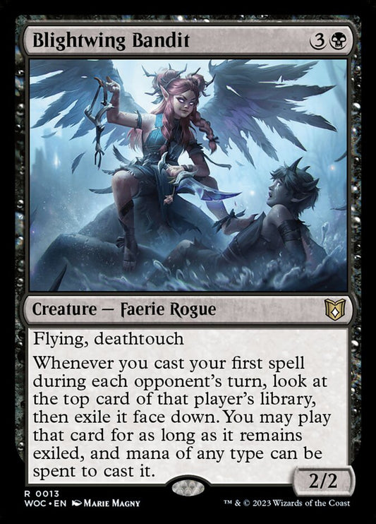 MTG Card Title: Blightwing Bandit WOC/13