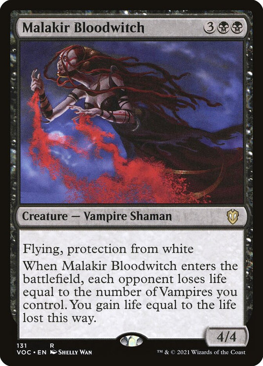 MTG Card Title: Malakir Bloodwitch VOC/131