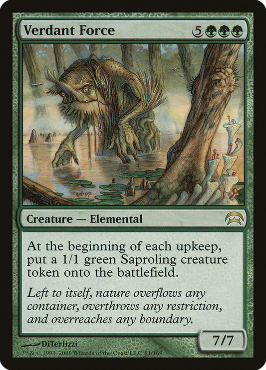 MTG Card Title: Verdant Force HOP/81