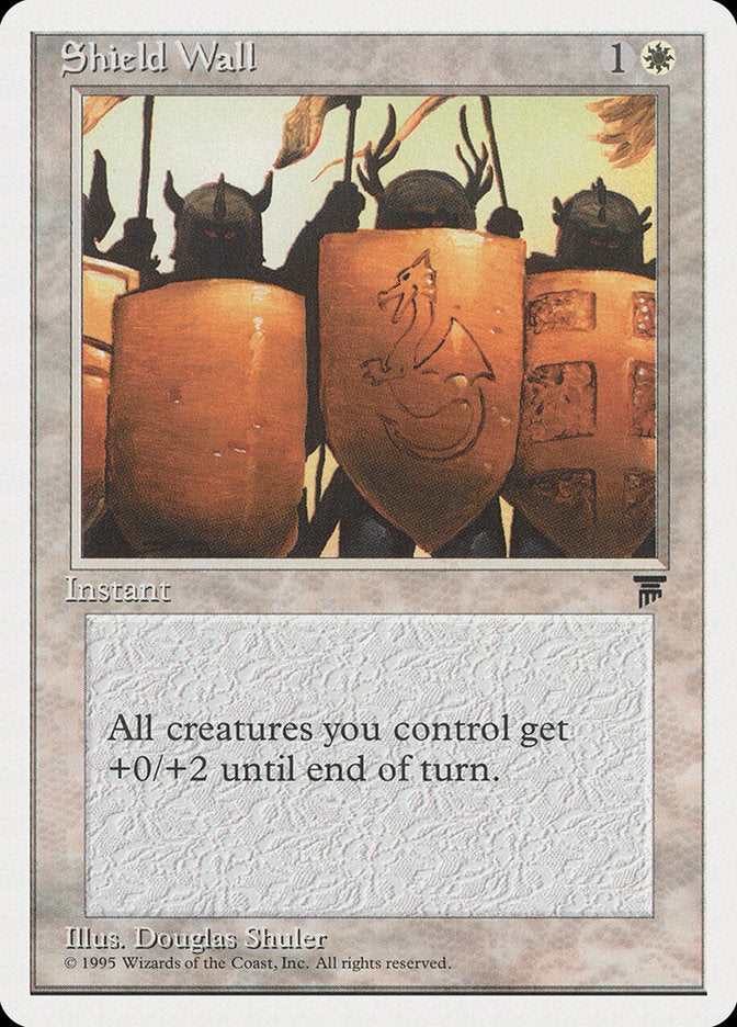 MTG Card Title: Shield Wall CHR/12