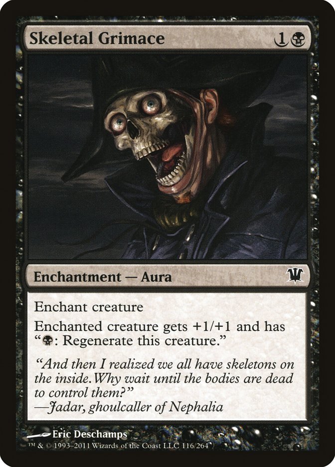 MTG Card Title: Skeletal Grimace ISD/116