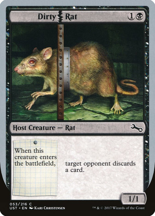 MTG Card Title: Dirty Rat UST/53