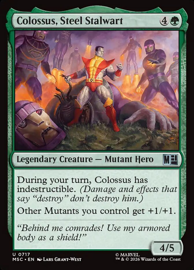 MTG Card Title: Colossus, Steel Stalwart MSC/717