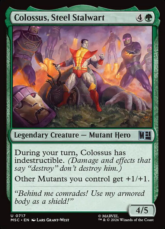 MTG Card Title: Colossus, Steel Stalwart MSC/717