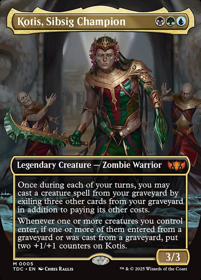 MTG Card Title: Kotis, Sibsig Champion TDC/5