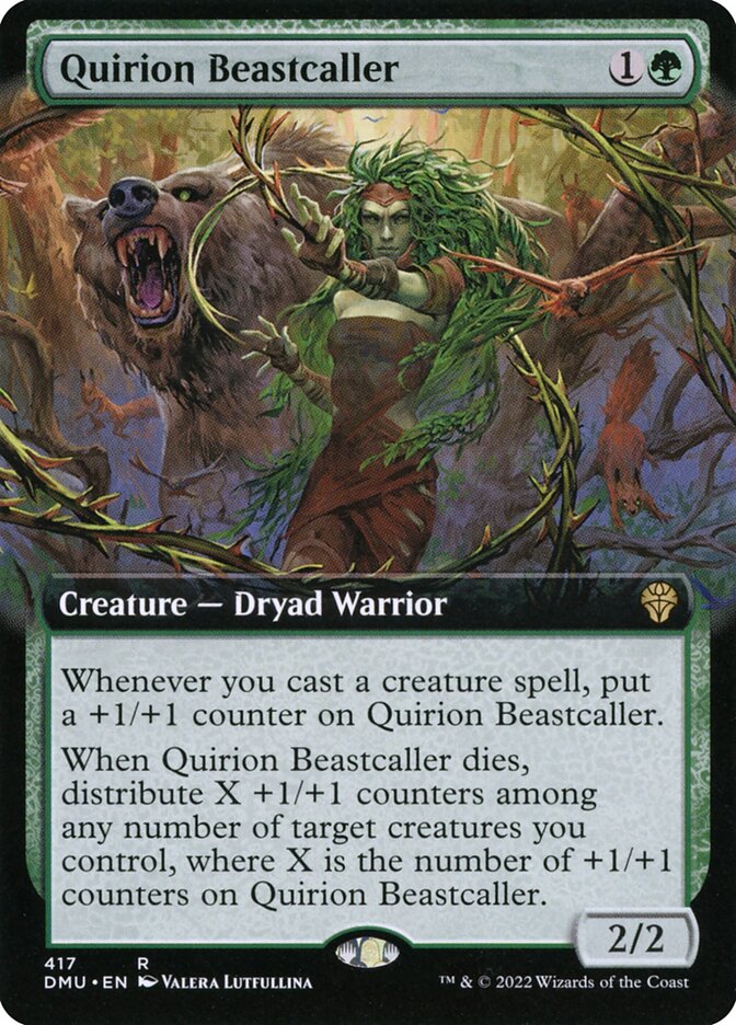 MTG Card Title: Quirion Beastcaller DMU/417