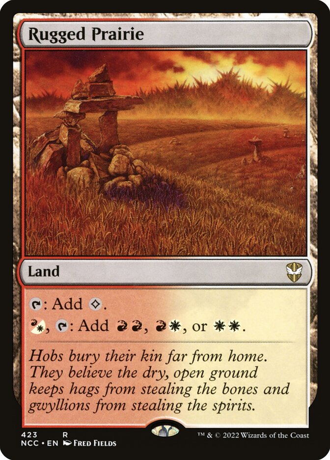 MTG Card Title: Rugged Prairie NCC/423