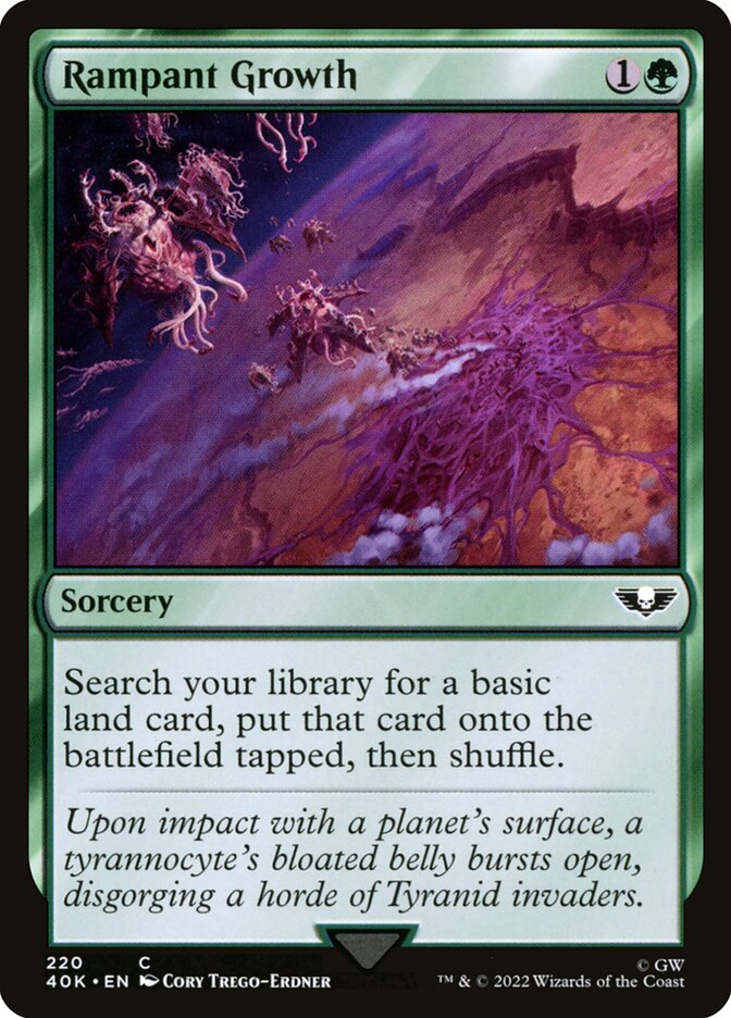 MTG Card Title: Rampant Growth 40K/220