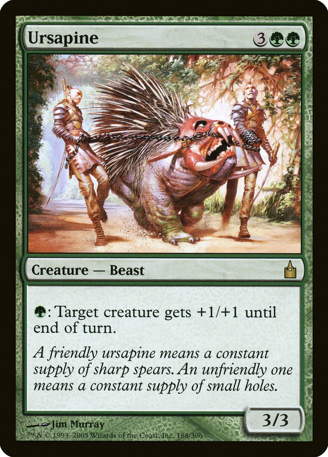 MTG Card Title: Ursapine RAV/188