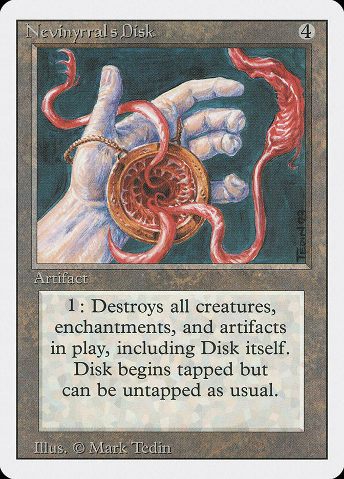 MTG Card Title: Nevinyrral's Disk 3ED/267