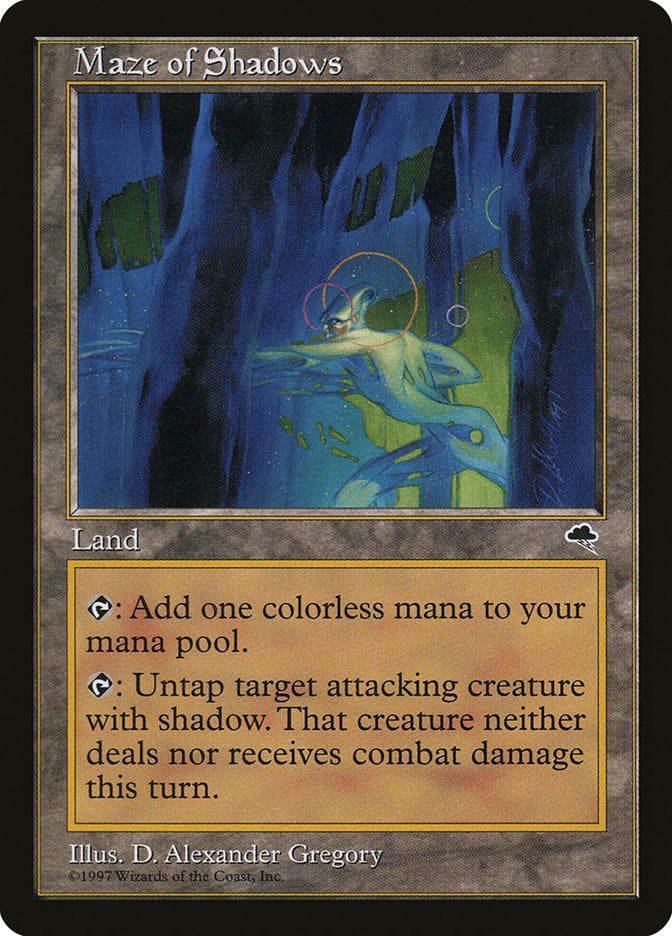 MTG Card Title: Maze of Shadows TMP/319