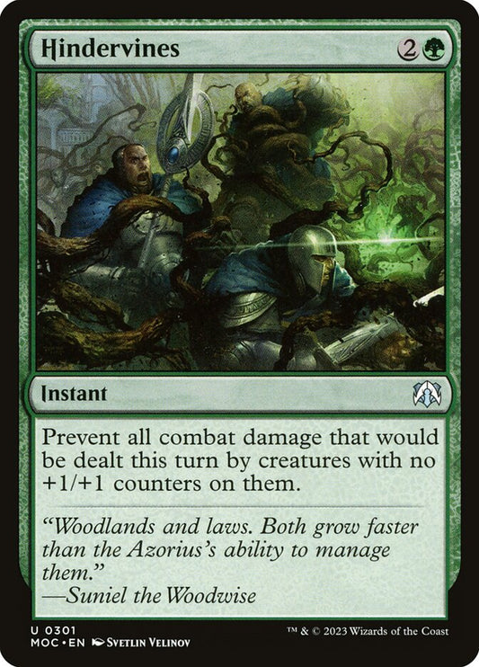 MTG Card Title: Hindervines MOC/301