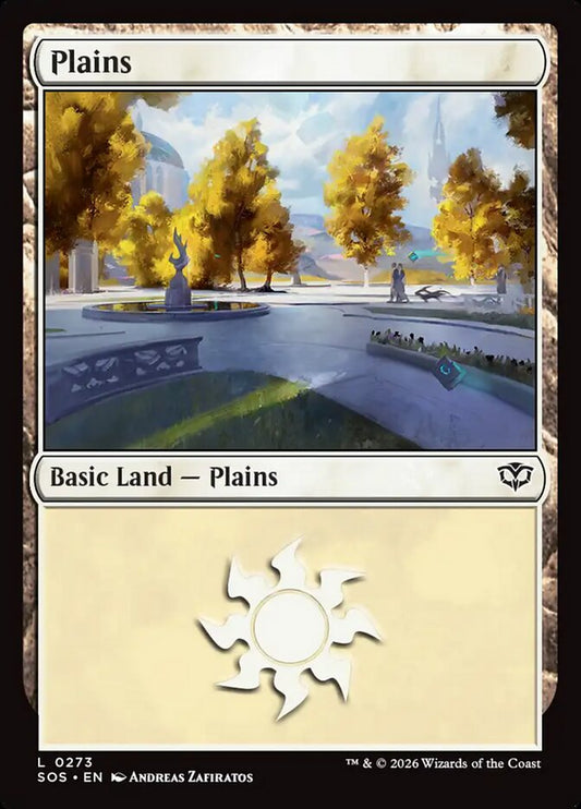 MTG Card Title: Plains SOS/273