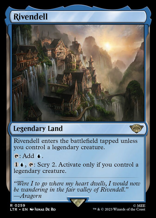 MTG Card Title: Rivendell LTR/259