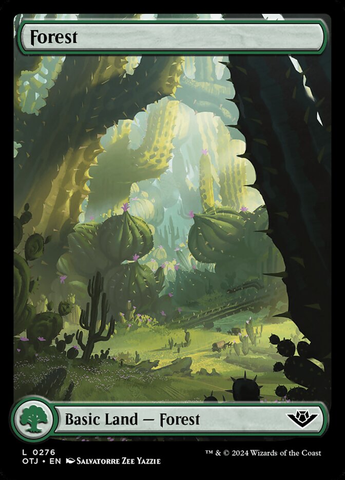 MTG Card Title: Forest OTJ/276
