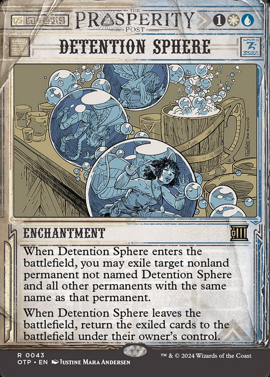 MTG Card Title: Detention Sphere OTP/43