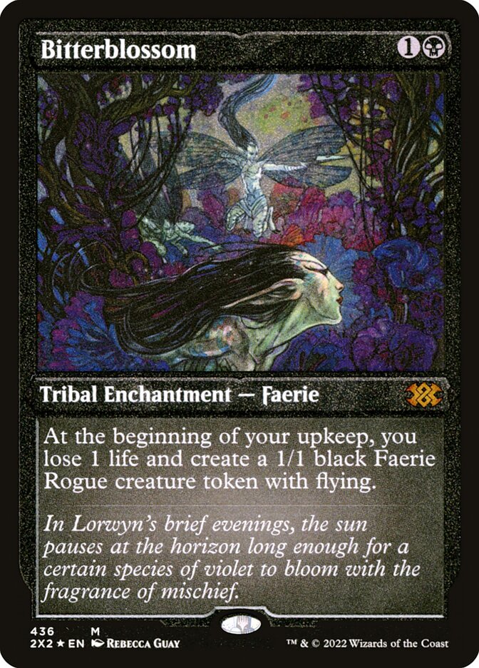 MTG Card Title: Bitterblossom 2X2/436