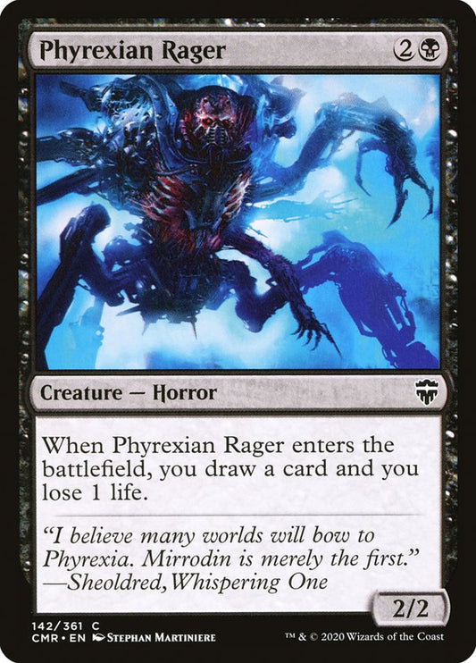 MTG Card Title: Phyrexian Rager CMR/142