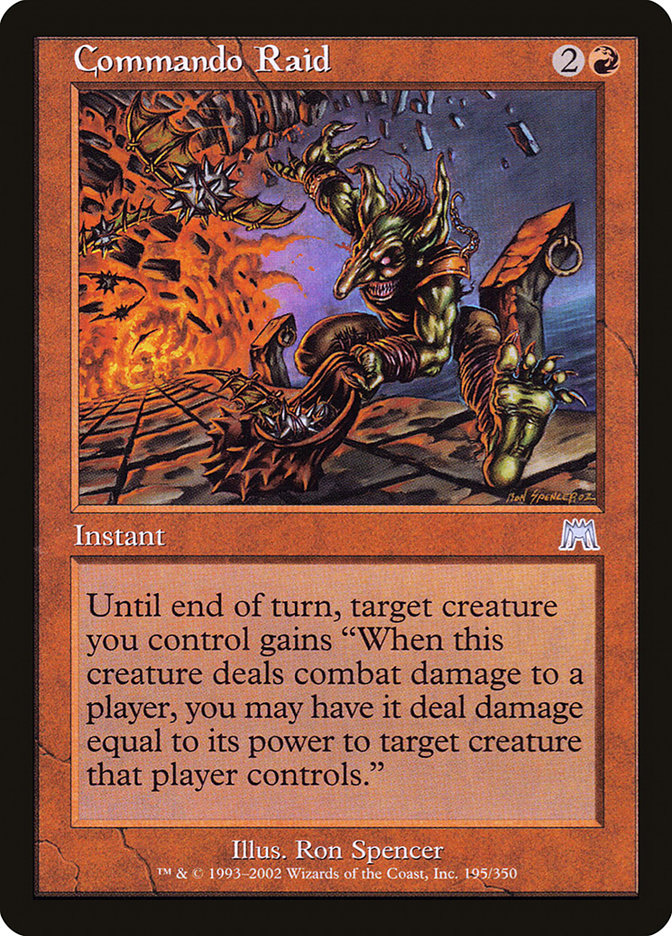 MTG Card Title: Commando Raid ONS/195