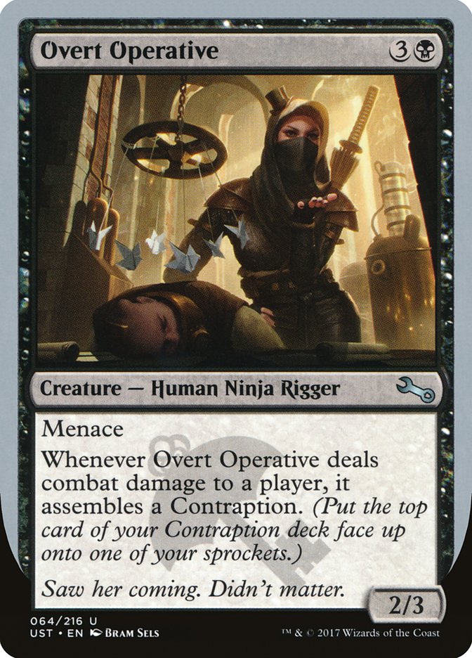 MTG Card Title: Overt Operative UST/64