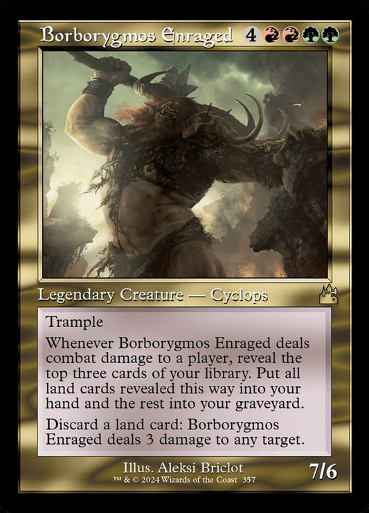 MTG Card Title: Borborygmos Enraged RVR/357