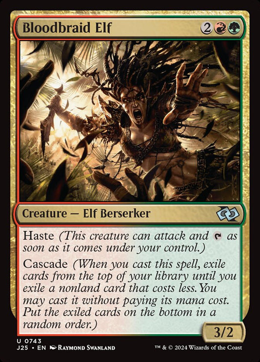 MTG Card Title: Bloodbraid Elf J25/743