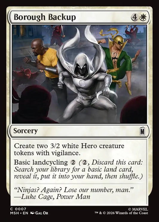 MTG Card Title: Borough Backup MSH/7