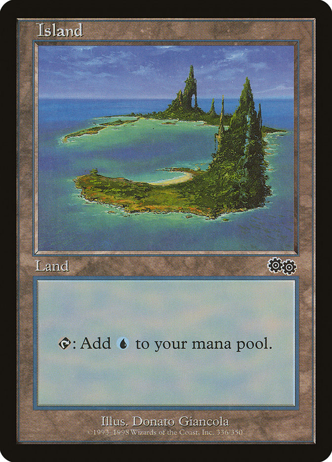 MTG Card Title: Island USG/336