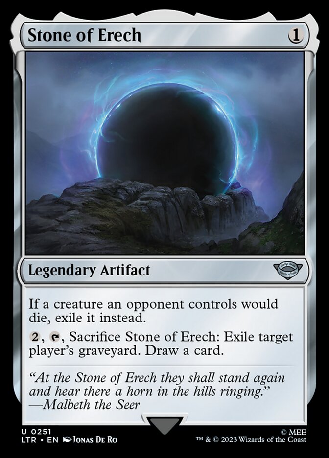 MTG Card Title: Stone of Erech LTR/251