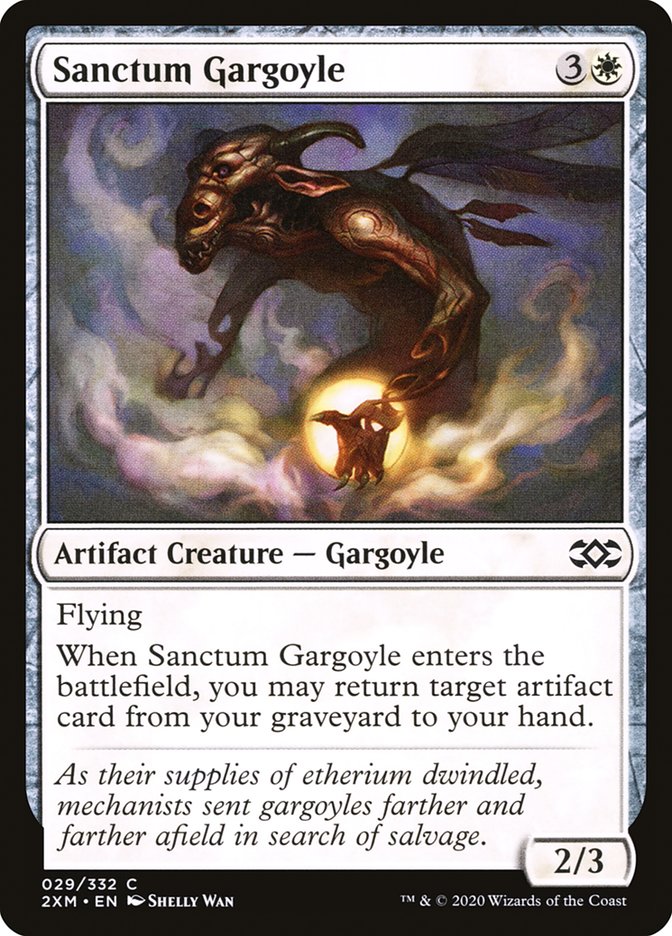 MTG Card Title: Sanctum Gargoyle 2XM/29