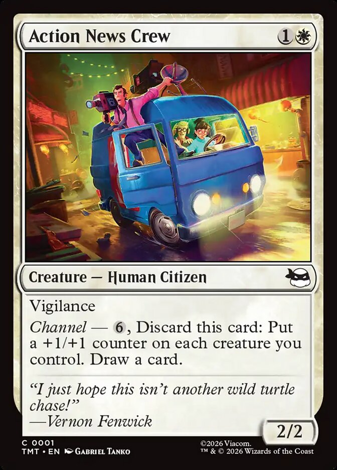 MTG Card Title: Action News Crew TMT/1