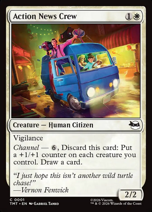 MTG Card Title: Action News Crew TMT/1