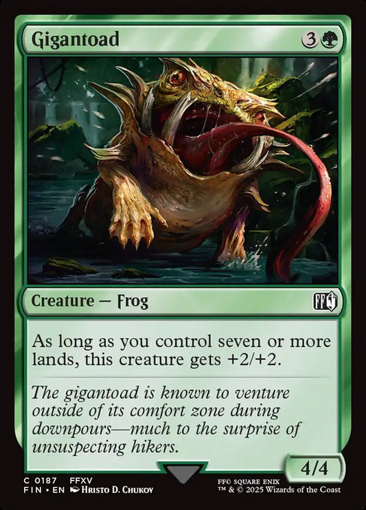 MTG Card Title: Gigantoad FIN/187