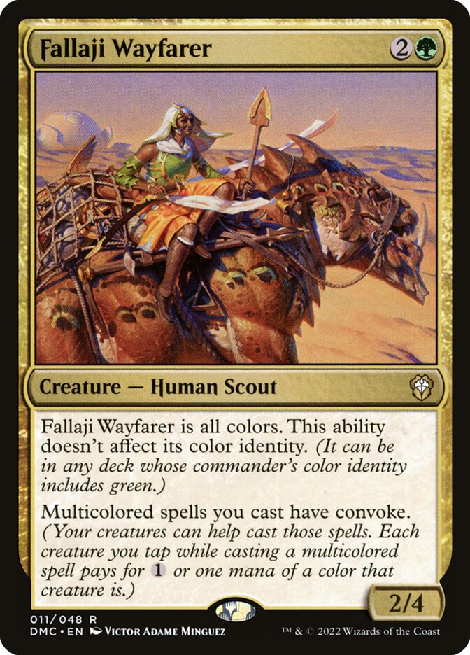MTG Card Title: Fallaji Wayfarer DMC/11