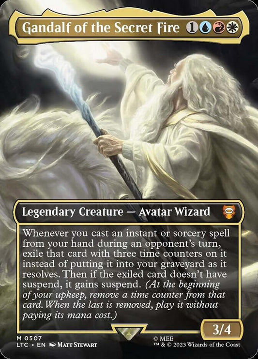 MTG Card Title: Gandalf of the Secret Fire LTC/507