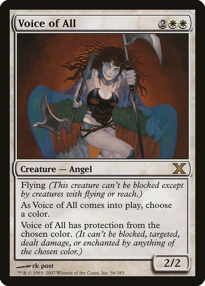 MTG Card Title: Voice of All 10E/56
