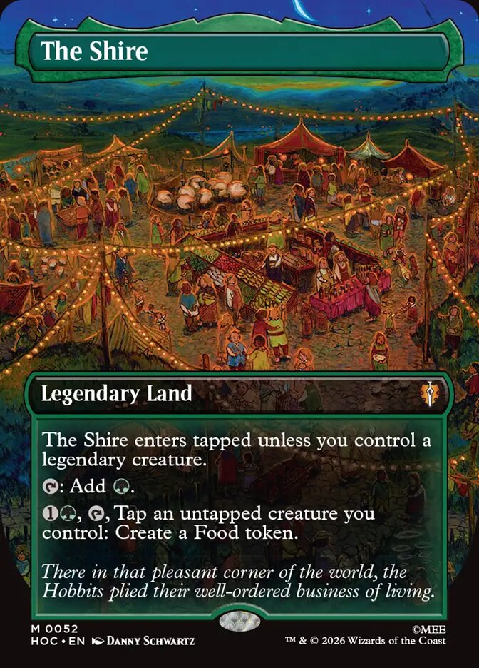 MTG Card Title: The Shire HOC/52