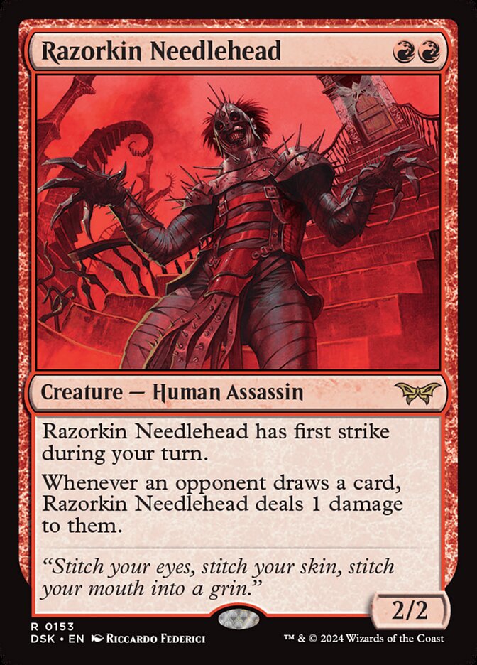 MTG Card Title: Razorkin Needlehead DSK/153