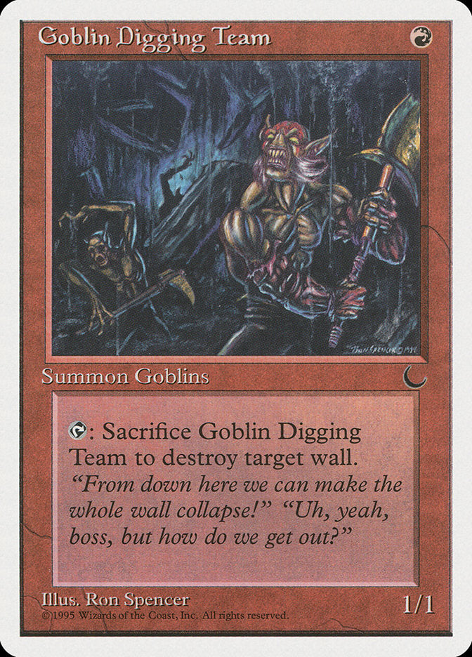 MTG Card Title: Goblin Digging Team CHR/49