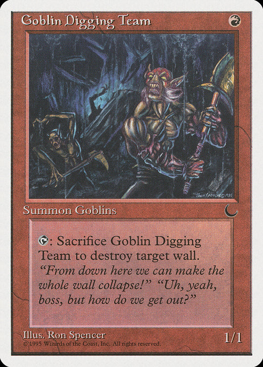 MTG Card Title: Goblin Digging Team CHR/49