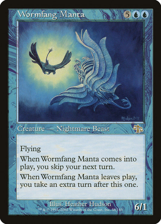 MTG Card Title: Wormfang Manta JUD/58